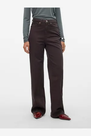 VERO MODA Vmtessa Høj Talje Wide Leg Fit Jeans