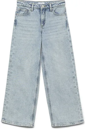 VERO MODA Vmtessa Høj Talje Wide Leg Fit Jeans