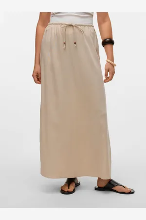 VERO MODA Vmmymilo Mellemhøj Talje Lang Nederdel