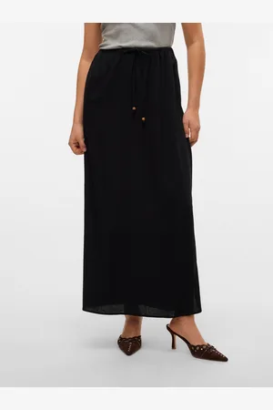 VERO MODA Vmmymilo Mellemhøj Talje Lang Nederdel
