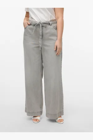 VERO MODA Vmckathy Høj Talje Wide Leg Fit Jeans