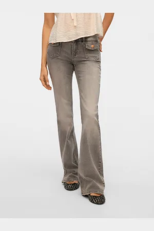 VERO MODA Vmjean Lav Talje Flared Fit Jeans