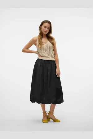 VERO MODA Vmfriba Høj Talje Lang Nederdel