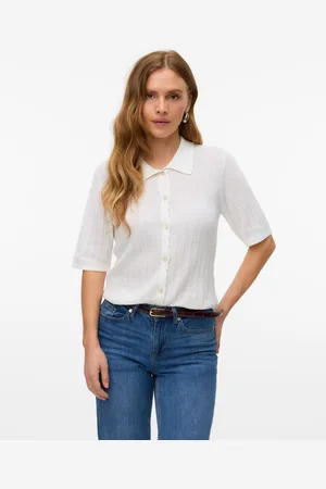 VERO MODA Vmluxlight Strikket Poloshirt