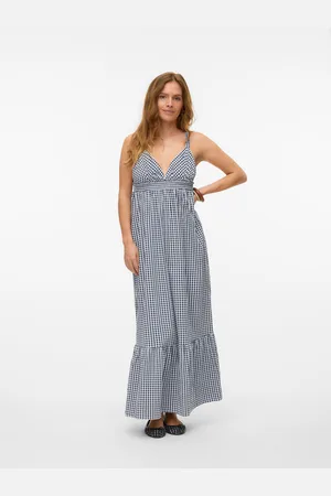 VERO MODA Vmcheck Lang Kjole