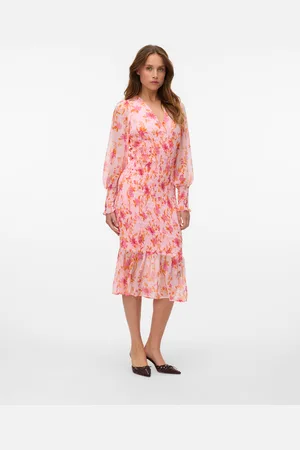 VERO MODA Vmflora Lang Kjole