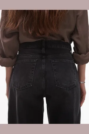 VERO MODA Topshop Kort High Rise Straight Jean