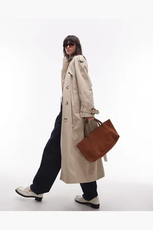 VERO MODA Topshop Longline Oversized Trench Coat