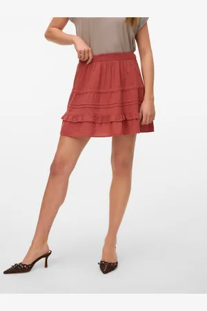 VERO MODA Vmpretty Mellemhøj Talje Kort Nederdel