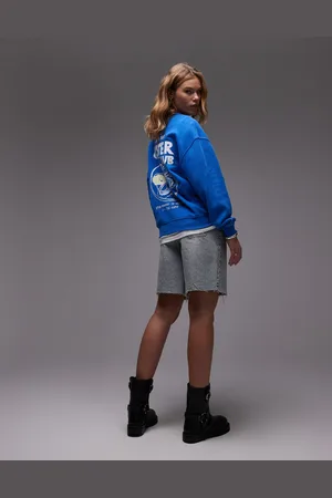 VERO MODA Topshop Graphic Oyster Club Sweatshirt