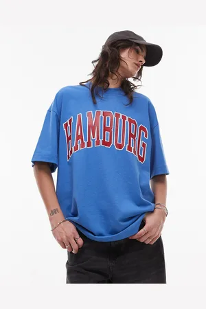 VERO MODA Topshop Graphic Hamburg Oversized Tee