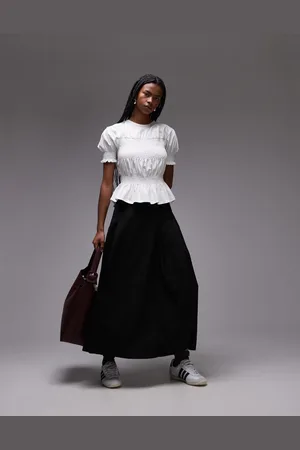 VERO MODA Topshop Shirred Panel Tee