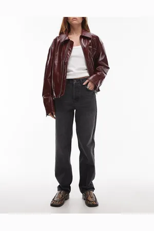 VERO MODA Topshop Runway Mid Rise Straight Jean