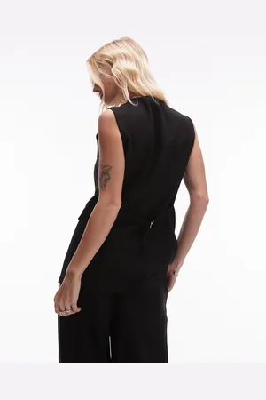 VERO MODA Topshop Fitted Longline Waistcoat