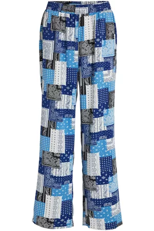 VILA Patchwork Højtaljede Bukser