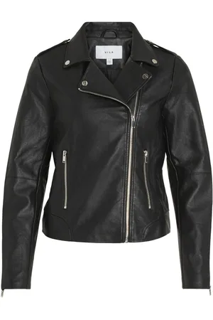 VILA Vicara Coated Biker Jakke