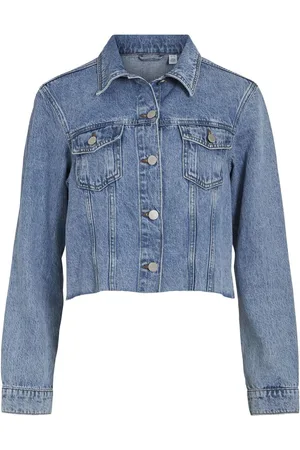 VILA Kort Denimjakke