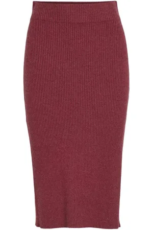 VILA Strikket Pencil Skirt