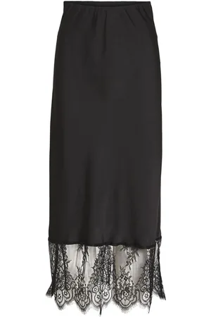 VILA Blonde Midinederdel