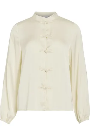 VILA High Neck Top Med Lange Ærmer
