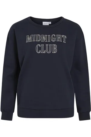 VILA Rund Halsudskæring Langærmet Sweatshirt