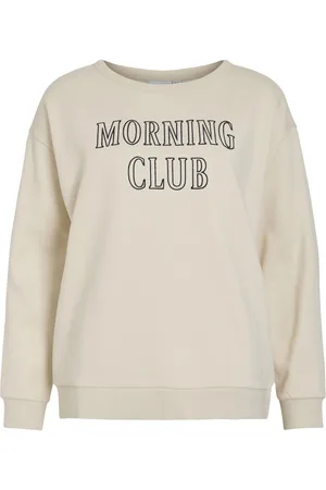VILA Rund Halsudskæring Langærmet Sweatshirt