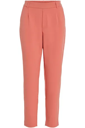 VILA Vivarone Slim Fit Højtaljede Bukser