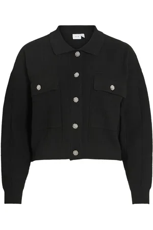 VILA Kort Strikket Cardigan