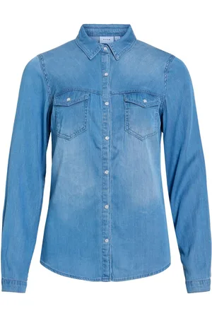 VILA Vibista Lomme Denimskjorte