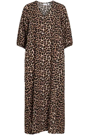 VILA Viliopana Leopardprint Maxikjole