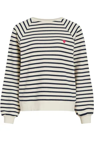 VILA Viheather Stribet Sweatshirt