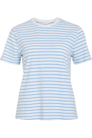 VILA Rund Halsudskæring T-shirt