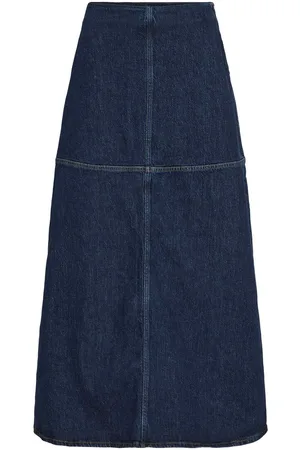 VILA Maxi Denimnederdel