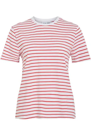 VILA Rund Halsudskæring T-shirt