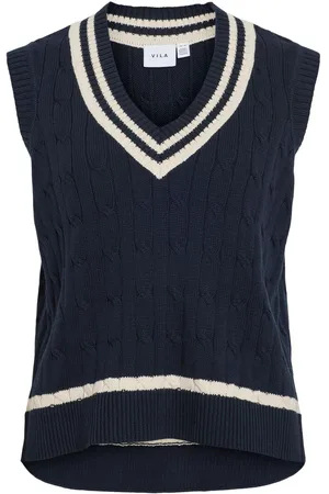 VILA V-udskæring Strik Vest