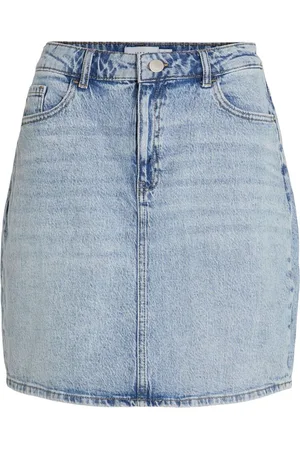 VILA Kort Denimnederdel