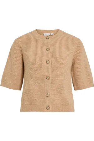 VILA Korte Ærmer Strikket Cardigan