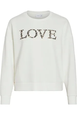 VILA Rund Halsudskæring Sweatshirt