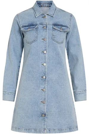 VILA Vijaf Short Denimkjole