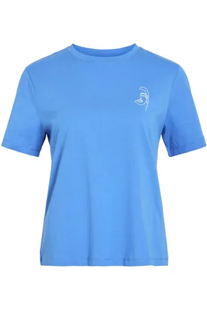 VILA Rund Halsudskæring T-shirt