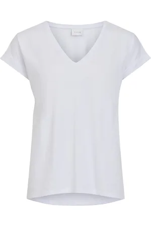 VILA Basis V-udskæring T-shirt