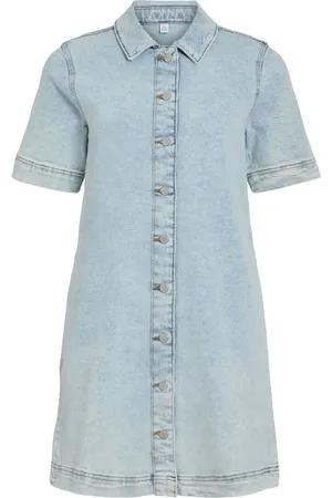 VILA Visol Short Denimkjole
