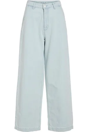 VILA Højtaljet Jeans Med Vide Ben