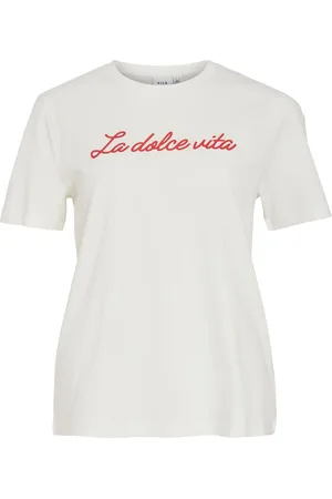 VILA Visybil Rund Udskæring T-shirt