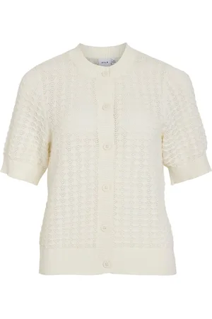 VILA Vivua Kort Ærme Strikket Cardigan