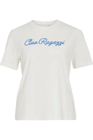 VILA Visybil Rund Udskæring T-shirt