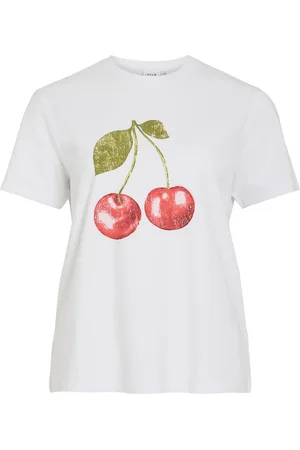 VILA Vinora Rund Udskæring T-shirt