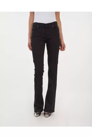 7 for all Mankind Jeans Bootcut Bair Eco Svart 25