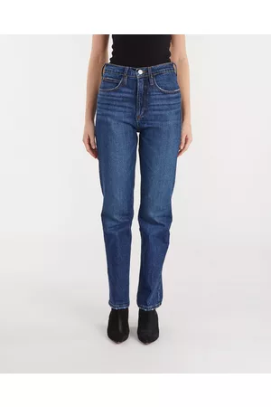Frame Le High N Tight Straight Dark indigo 25