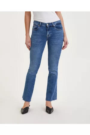 7 for all Mankind Kvinder Bootcut - Jeans Bootcut Tailorless Luxe Vintage Blå 24